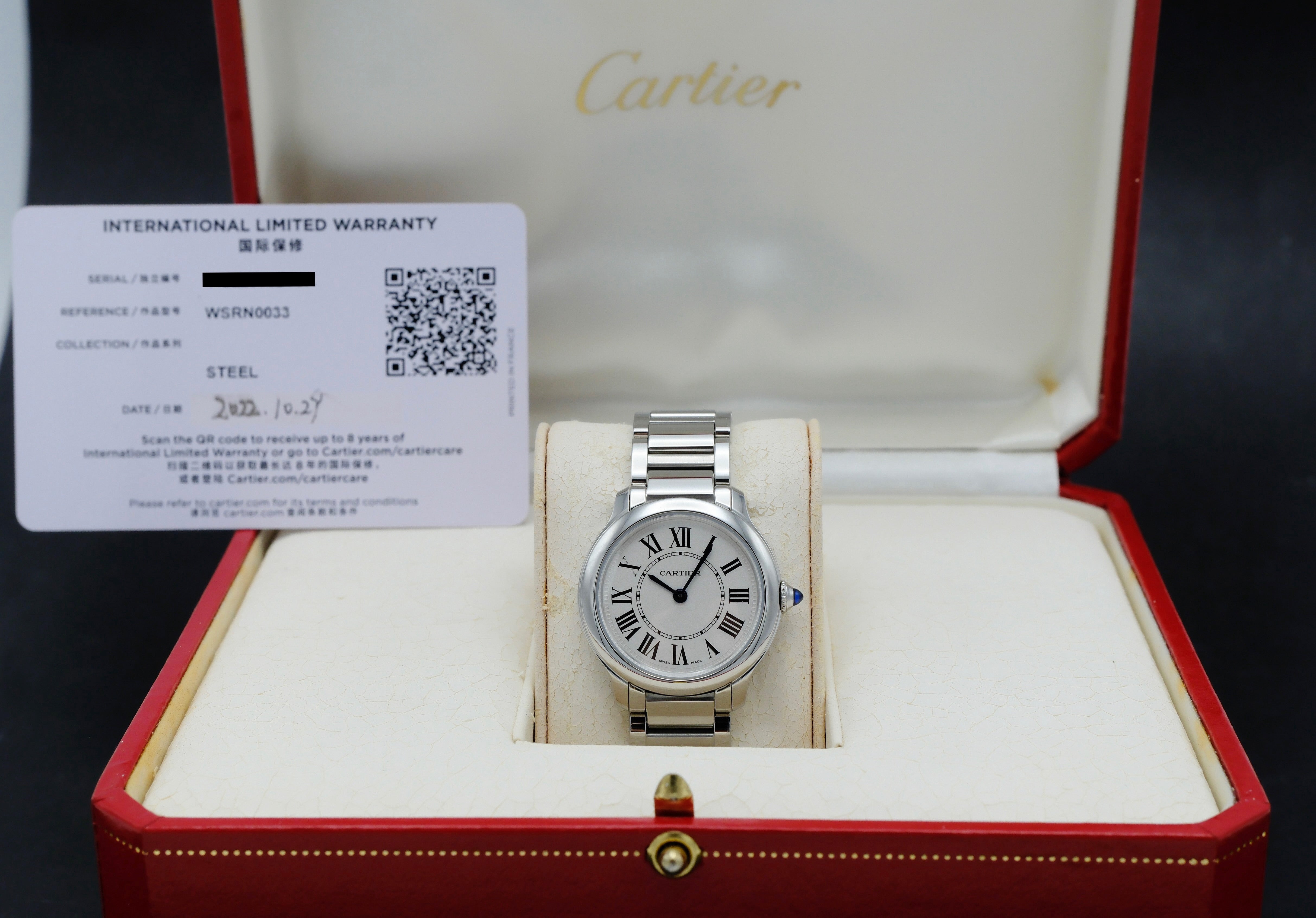 Cartier Ronde de Cartier WSRN0033 - Cartier horloge - Cartier kopen - Cartier dames horloge - Trophies Watches