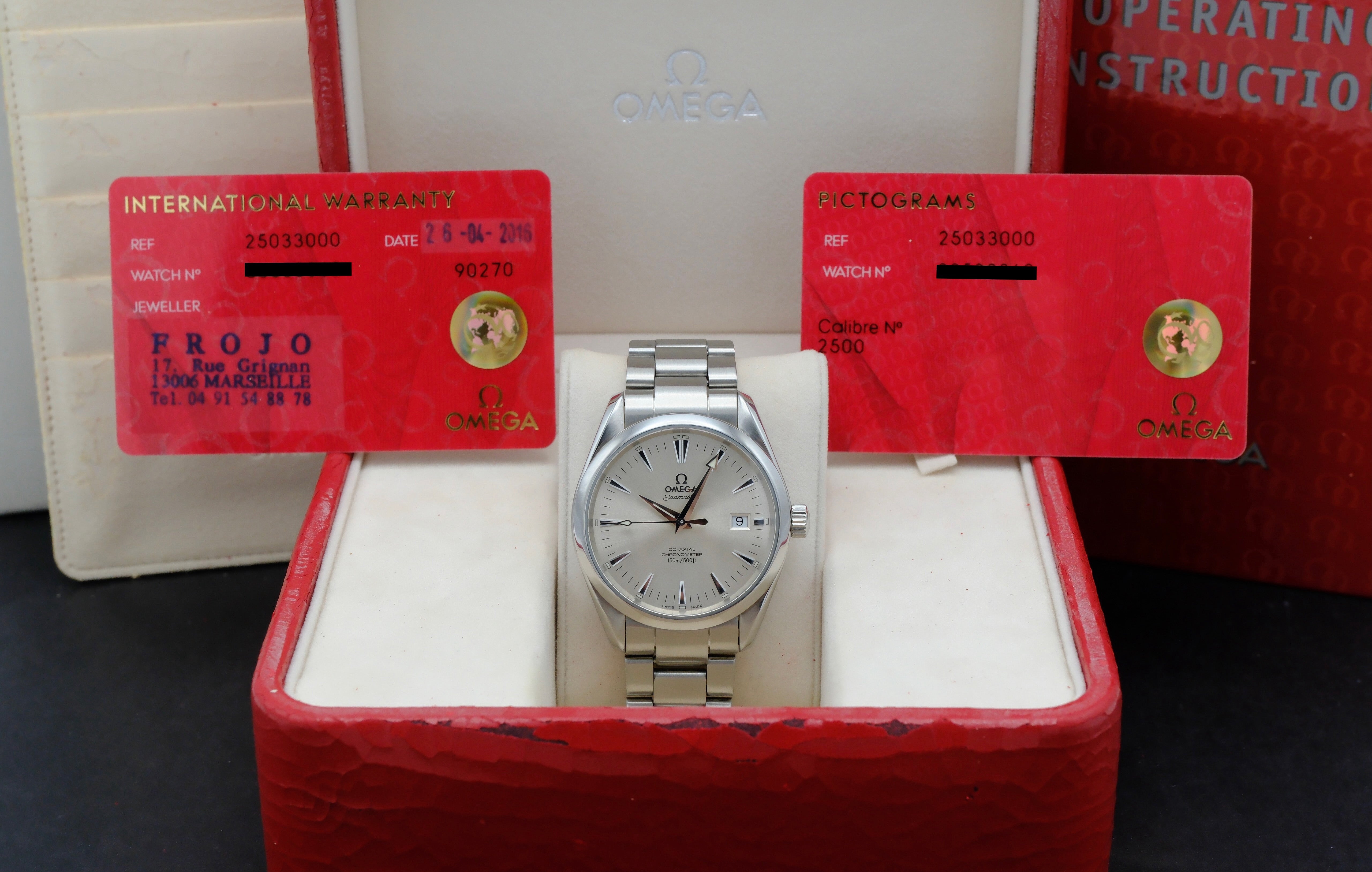 Omega Seamaster Aqua Terra 2503.30.00 - 2016 - Omega horloge - Omega kopen - Omega heren horloge - Trophies Watches