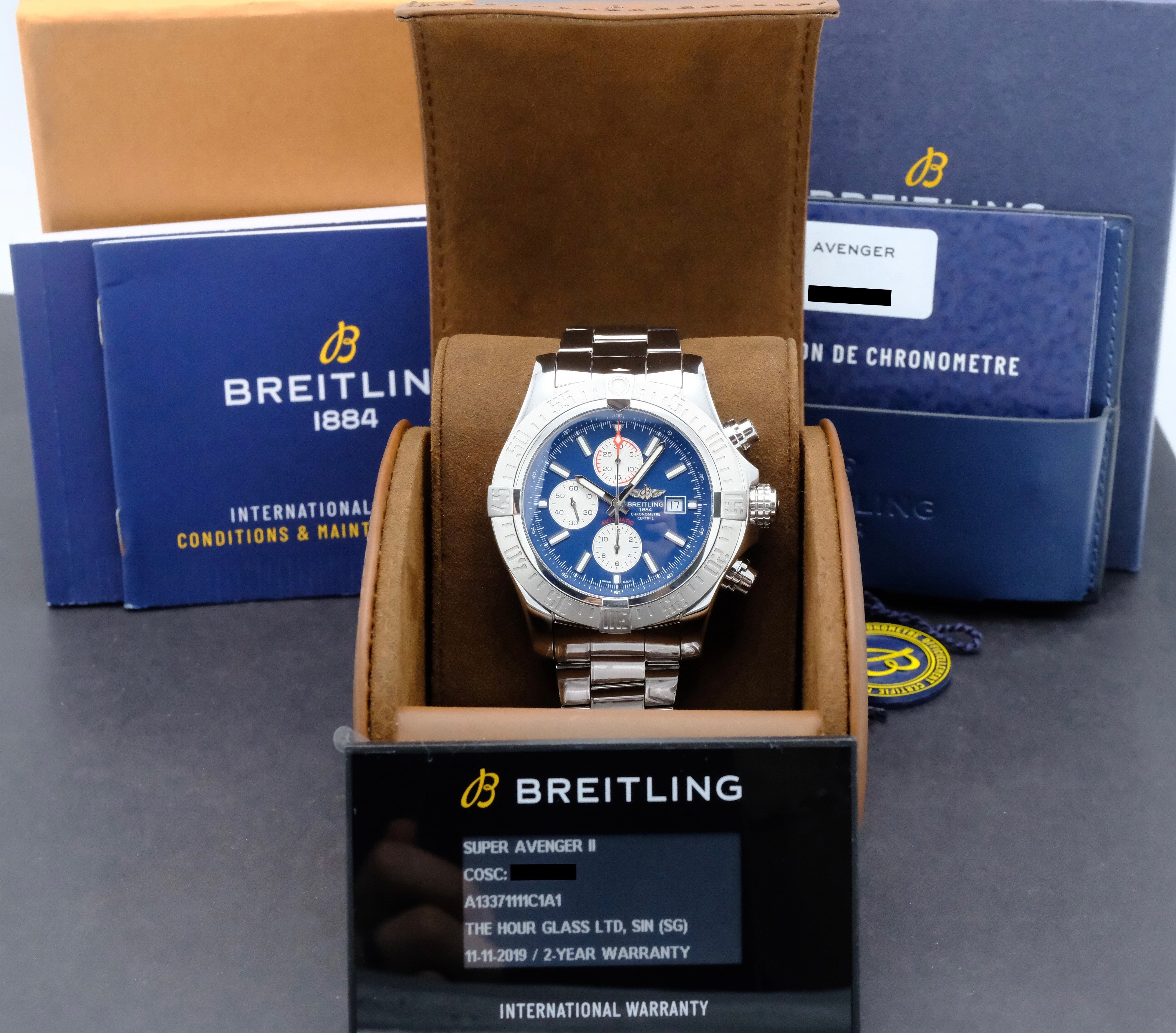 Breitling Super Avenger II A13371 - 2019 - Breitling horloge - Breitling kopen - Breitling heren horloge - Trophies Watches