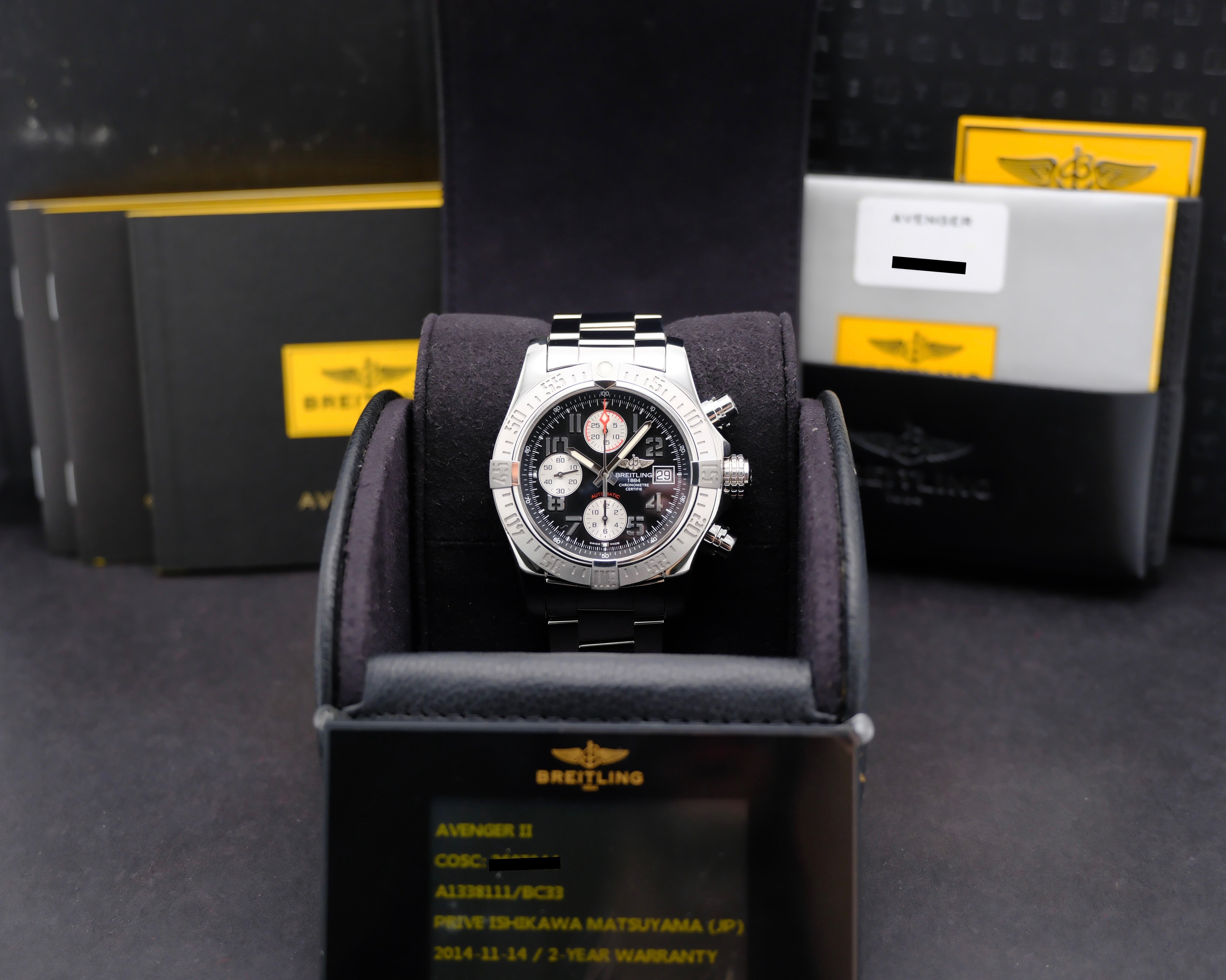 Breitling Avenger II A13381 - 2014 - Breitling horloge - Breitling kopen - Breitling heren horloge - Trophies Watches