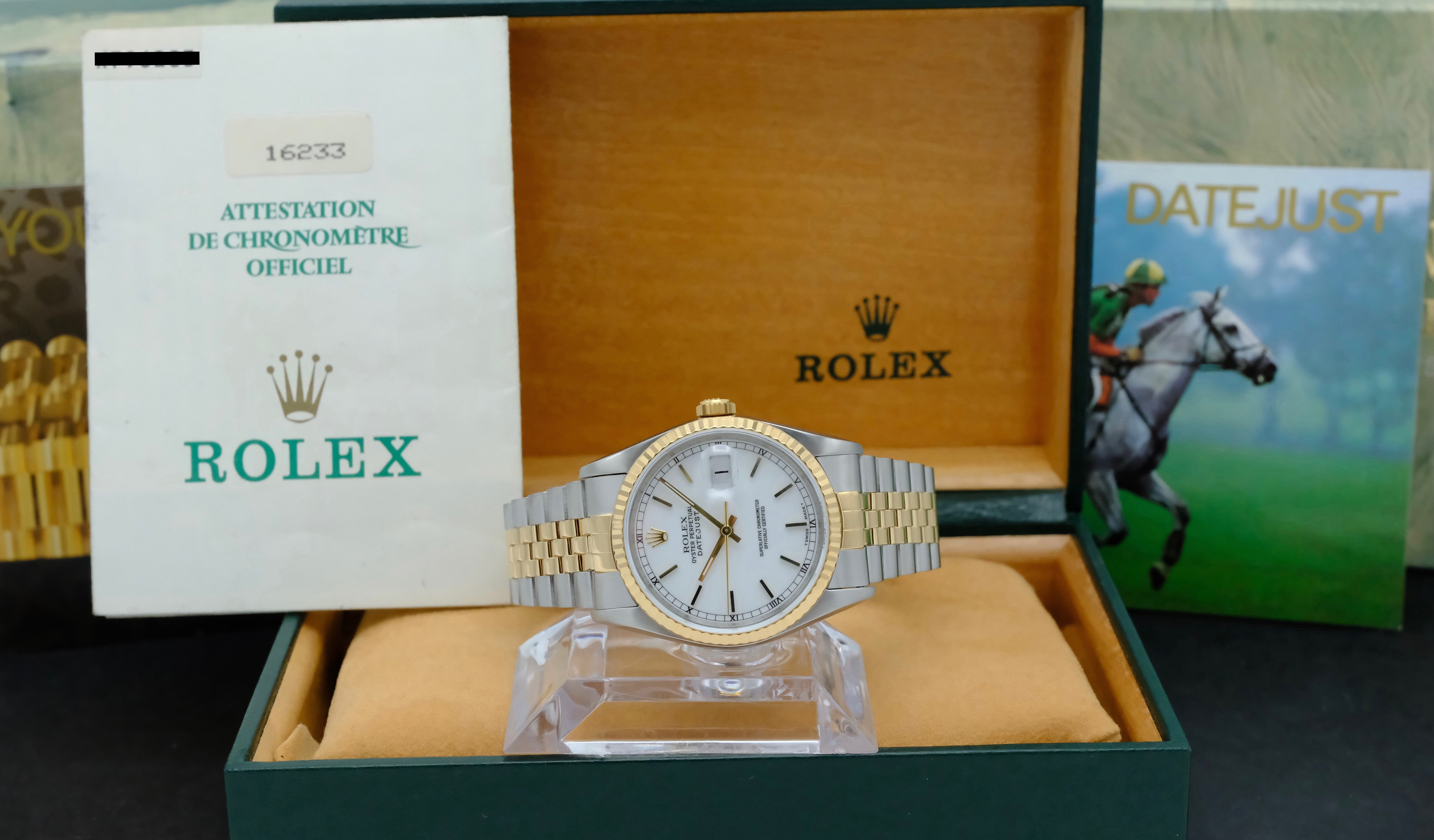 Rolex Datejust 16233 - 1991 - Rolex horloge - Rolex kopen - Rolex heren horloge - Trophies Watches