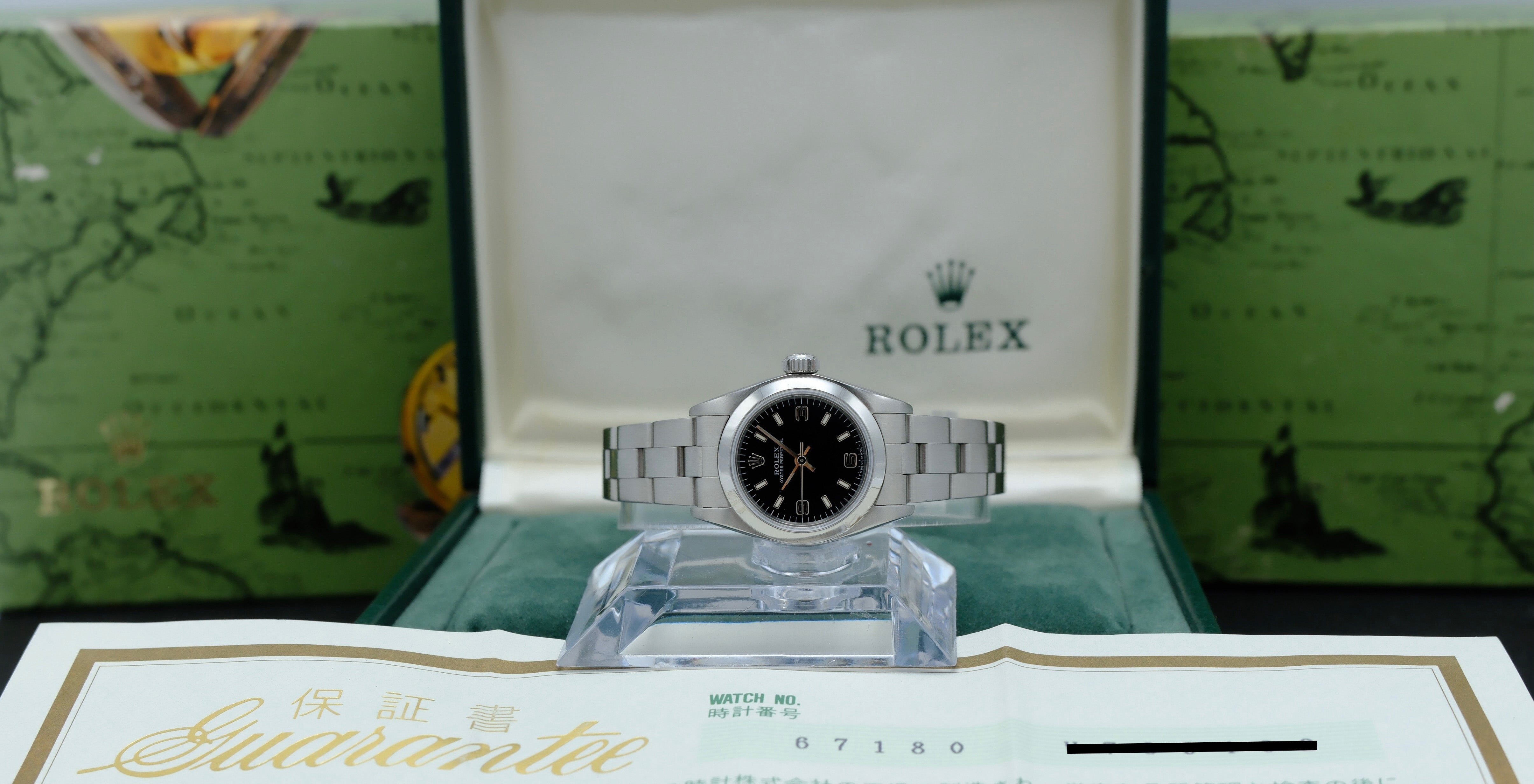 Rolex Oyster Perpetual 67180 - 1995 - Rolex horloge - Rolex kopen - Rolex dames horloge - Trophies Watches