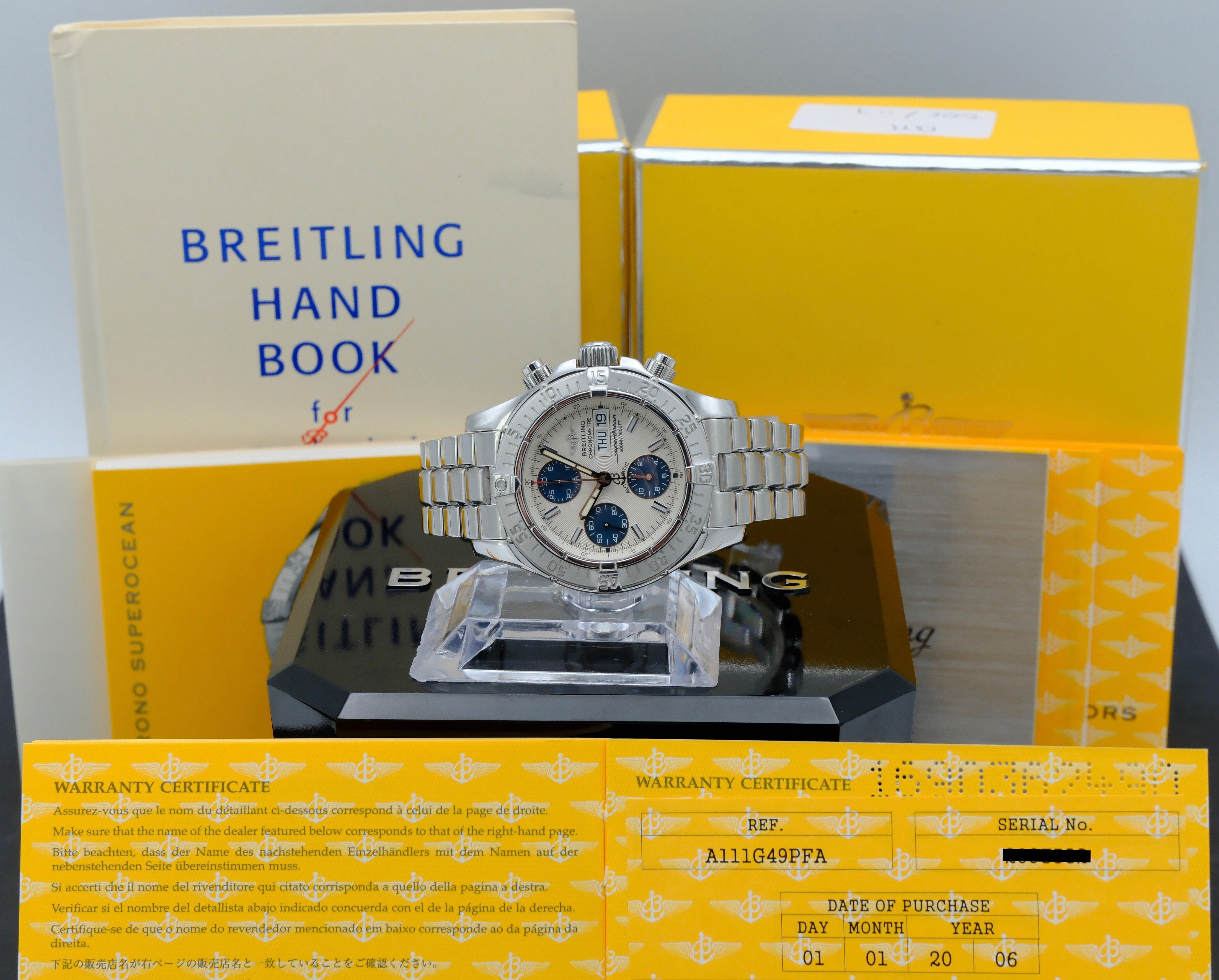 Breitling Superocean Chronograph II A13340 - 2006 - Breitling horloge - Breitling kopen - Breitling heren horloge - Trophies Watches