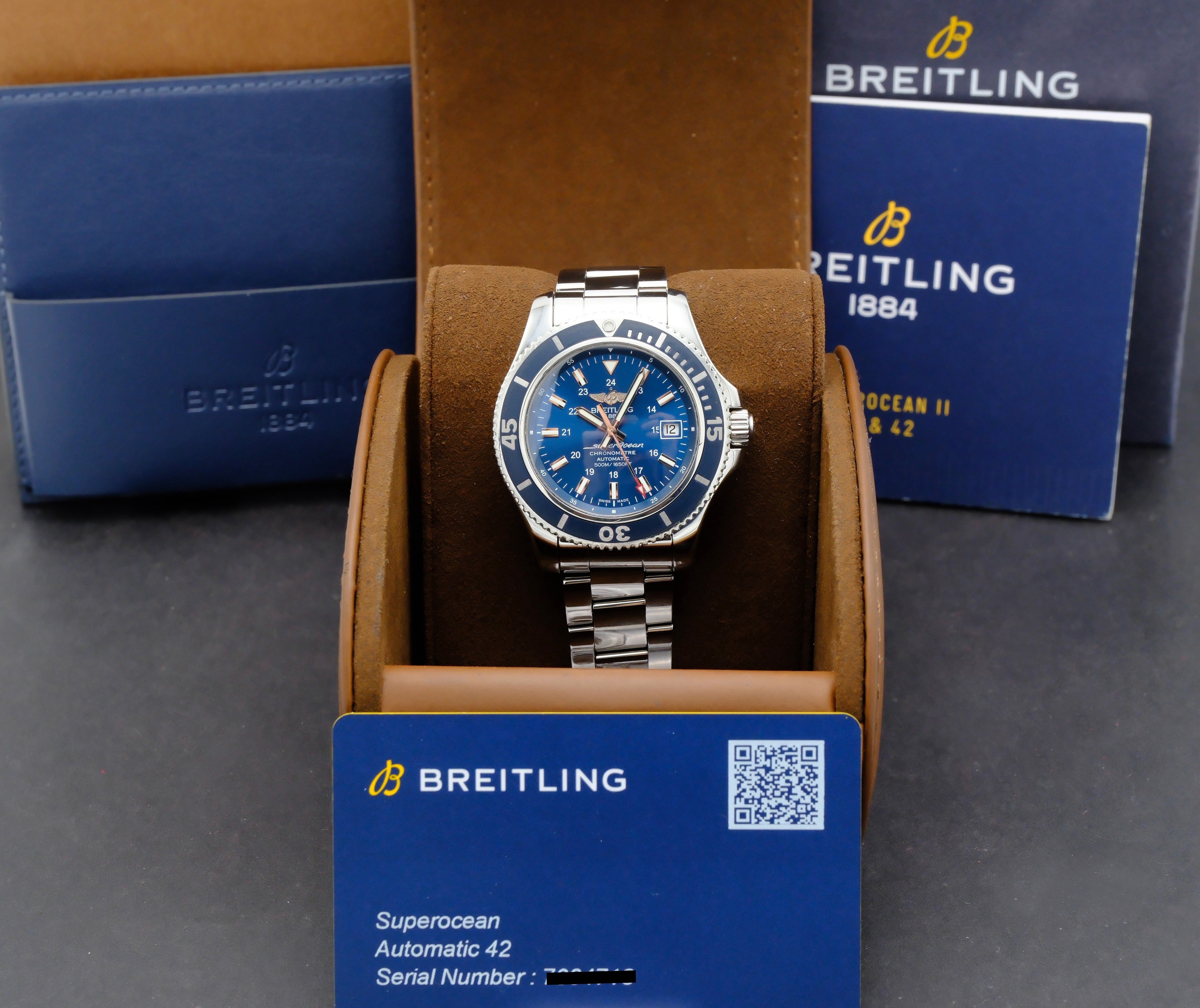 Breitling Superocean 42 A17365 - 2021 - Breitling horloge - Breitling kopen - Breitling heren horloge - Trophies Watches