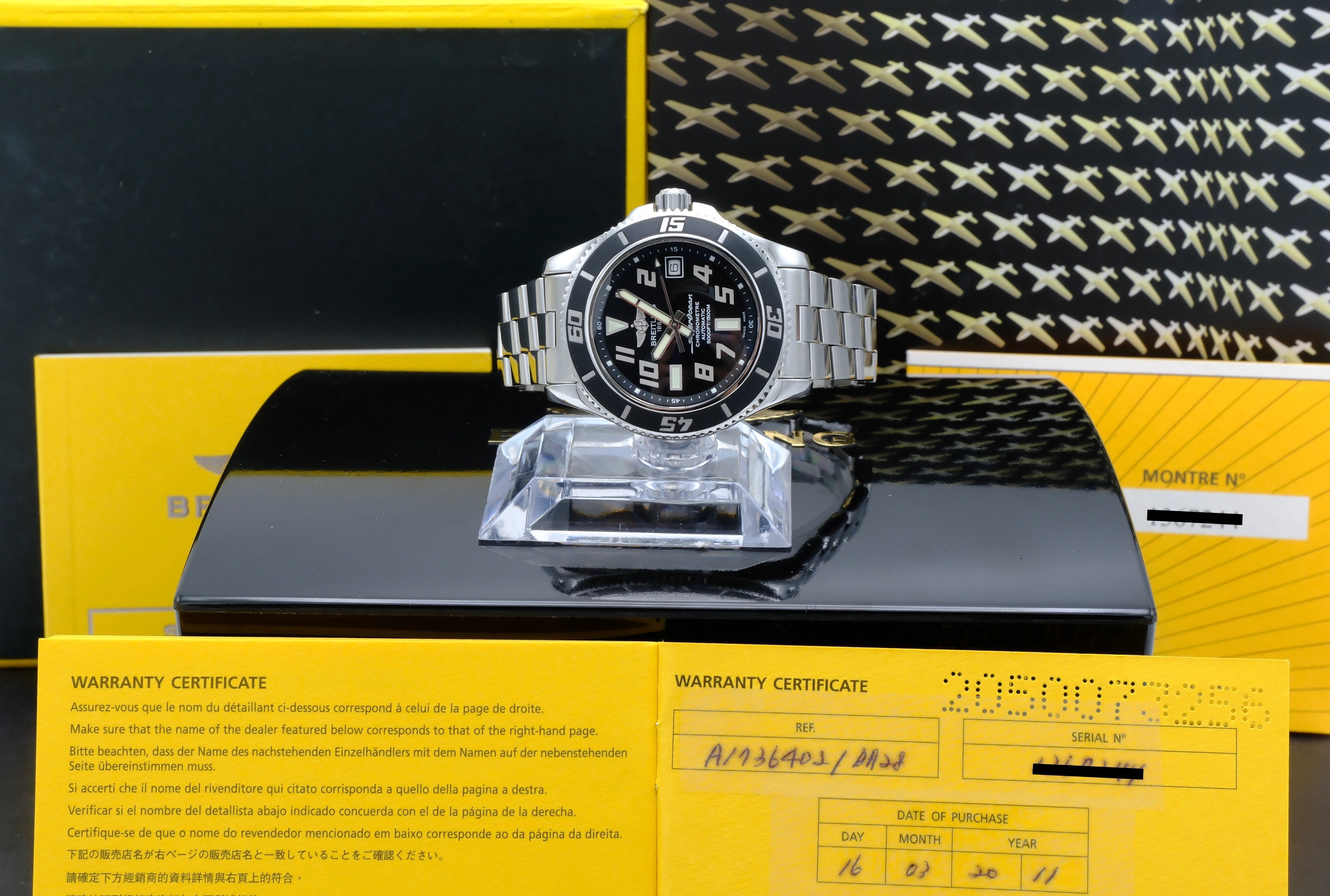 Breitling Superocean 42 A17364 - 2011 - Breitling horloge - Breitling kopen - Breitling heren horloge - Trophies Watches