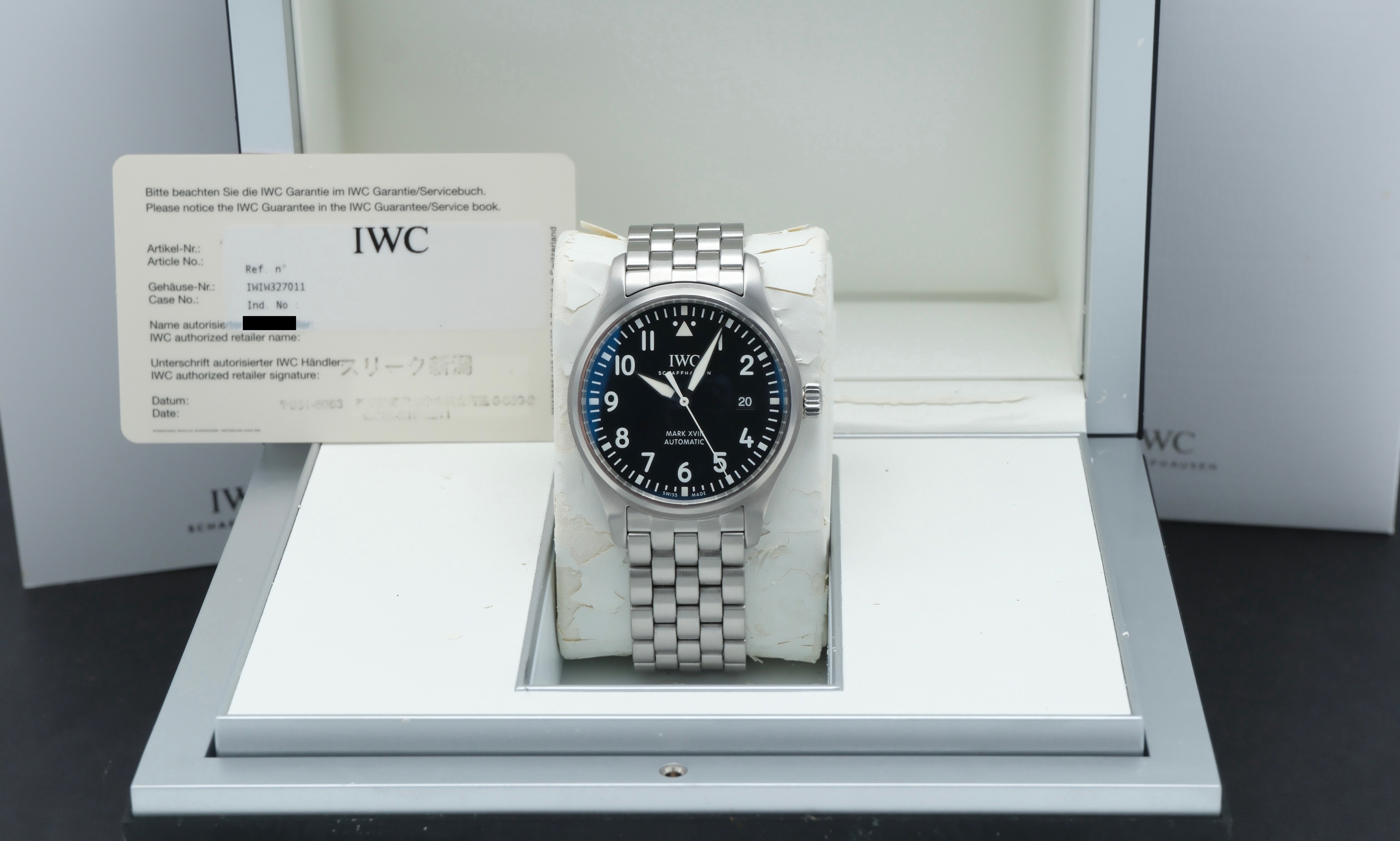 IWC Pilot Mark Xviii IW327011 - 2016 - IWC horloge - IWC kopen - IWC heren horloge - Trophies Watches