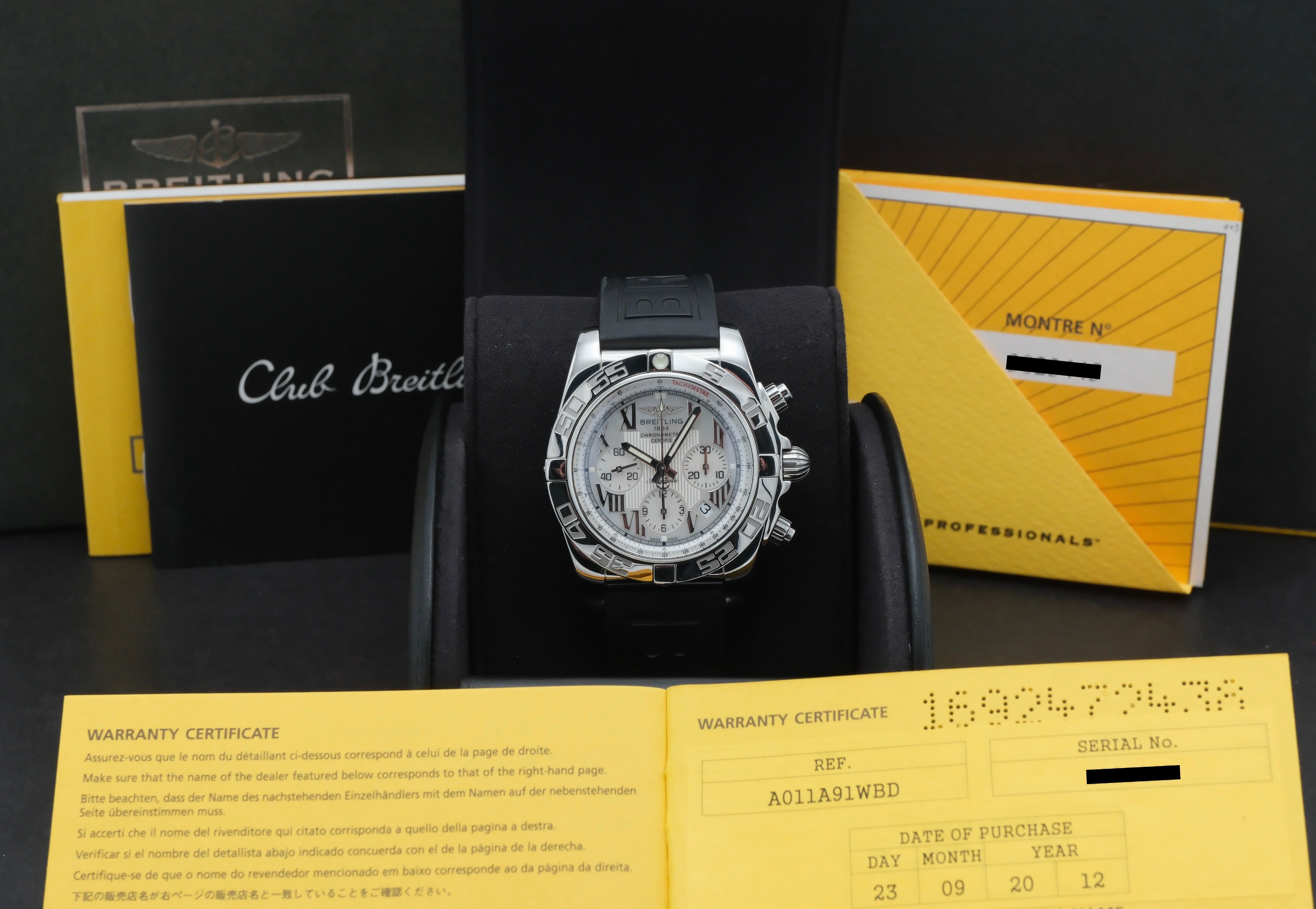 Breitling Chronomat AB0110 - 2012 - Breitling horloge - Breitling kopen - Breitling heren horloge - Trophies Watches