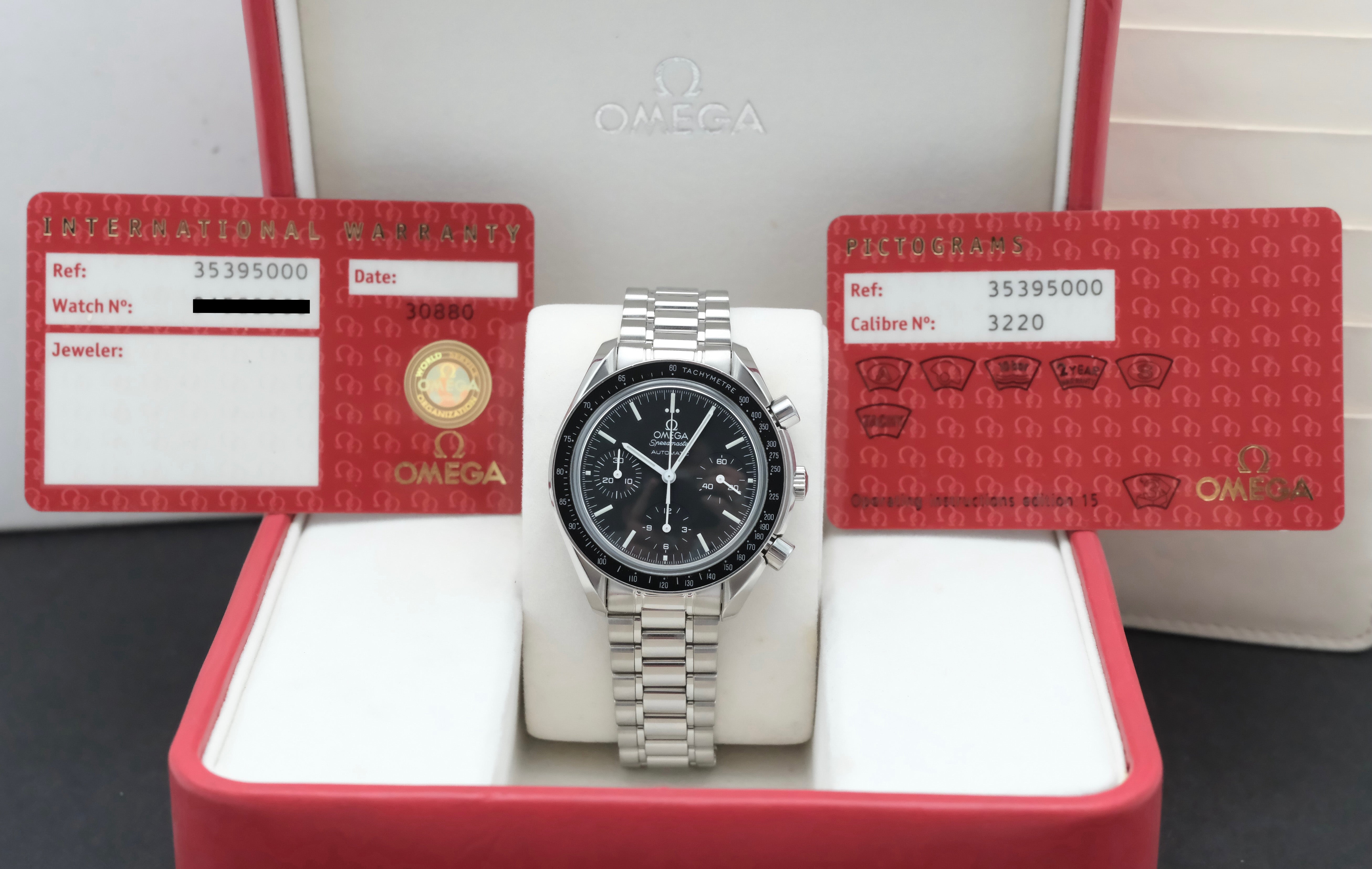 Omega Speedmaster Reduced 3539.50.00 - 2010 - Omega horloge - Omega kopen - Omega heren horloge - Trophies Watches
