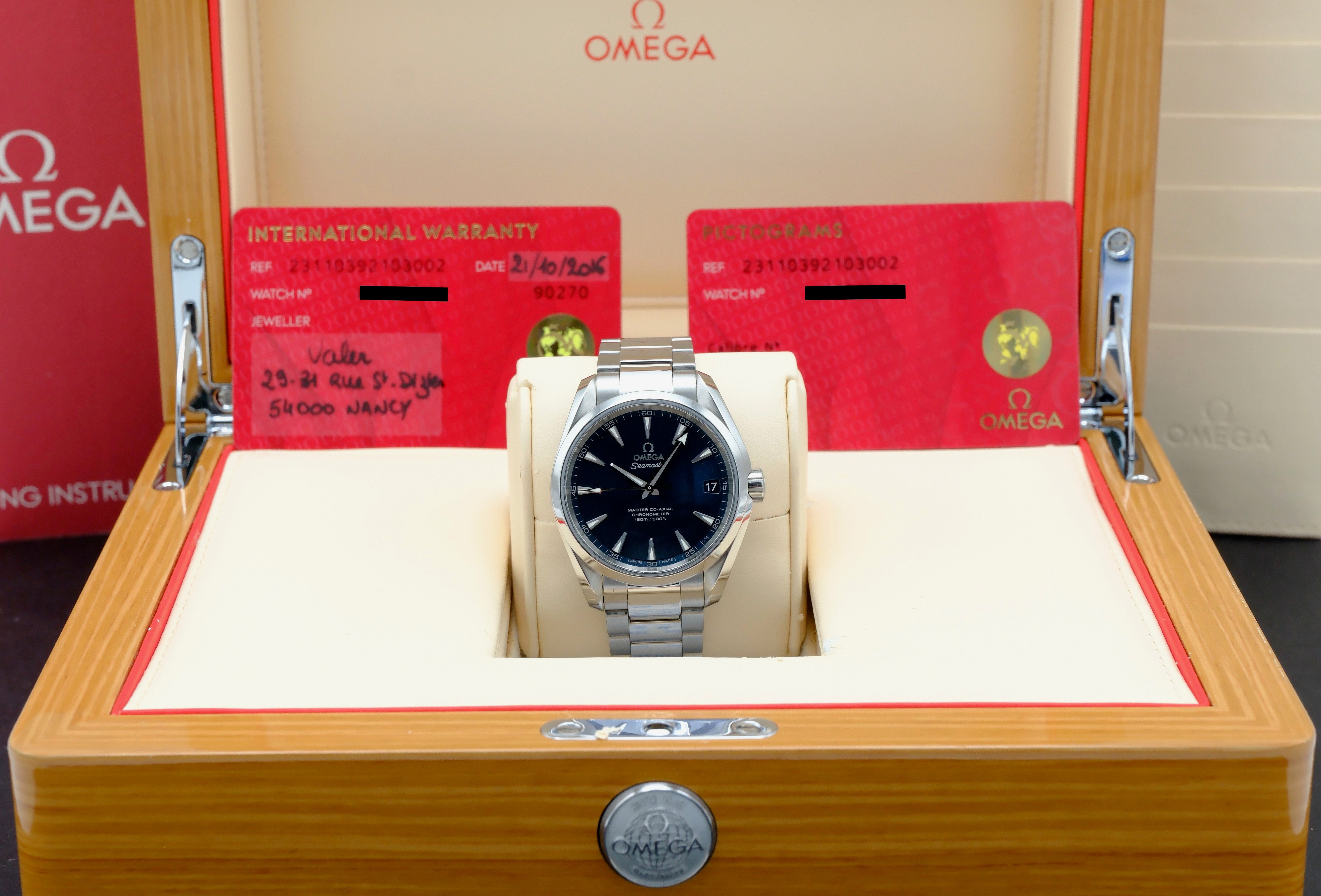 Omega Seamaster Aqua Terra Co-axial 231.10.39.21.03.002 - 2016 - Omega horloge - Omega kopen - Omega heren horloge - Trophies Watches