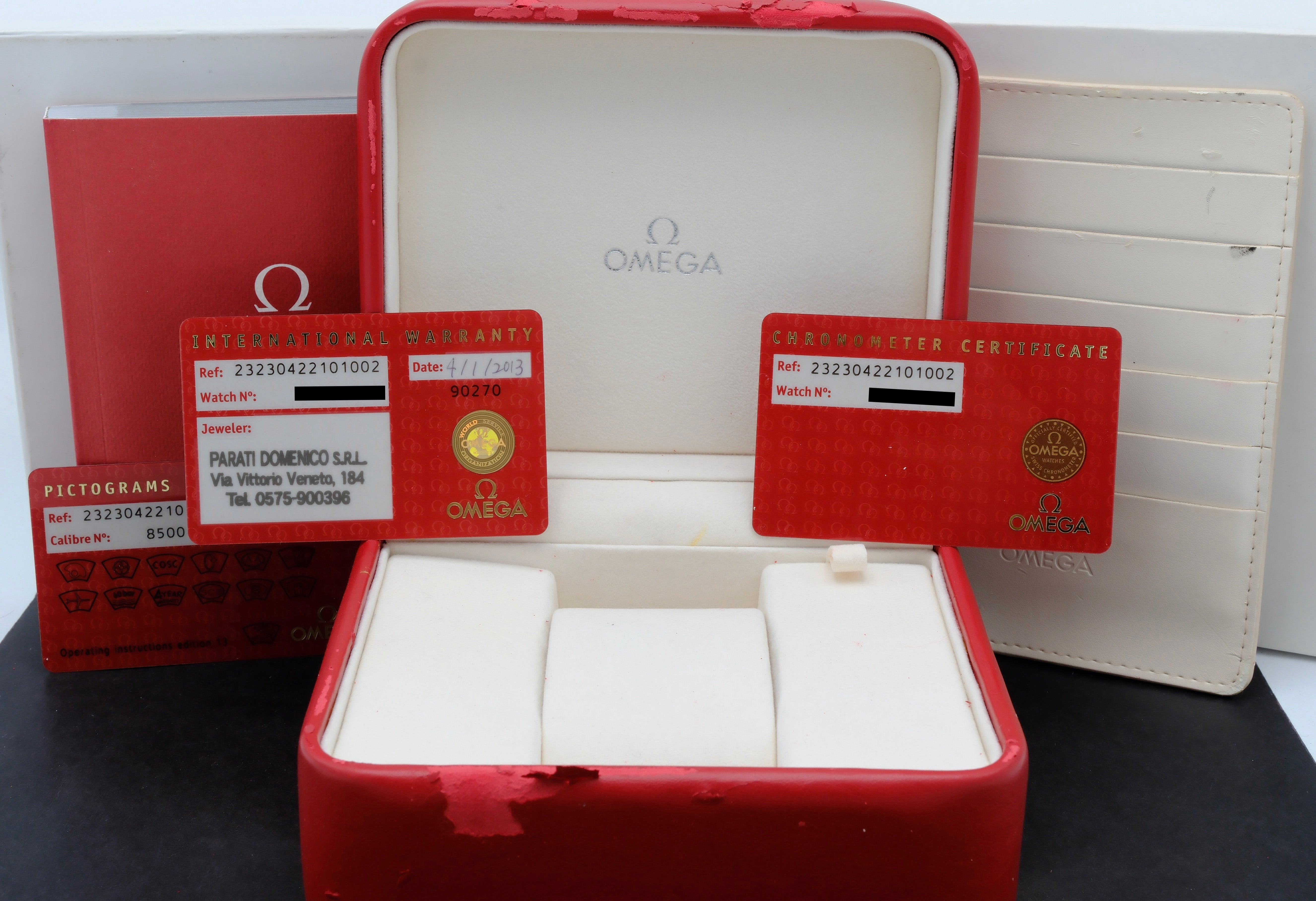 Omega Seamaster Planet Ocean 232.30.42.21.01.002, Box & Papers, 2013