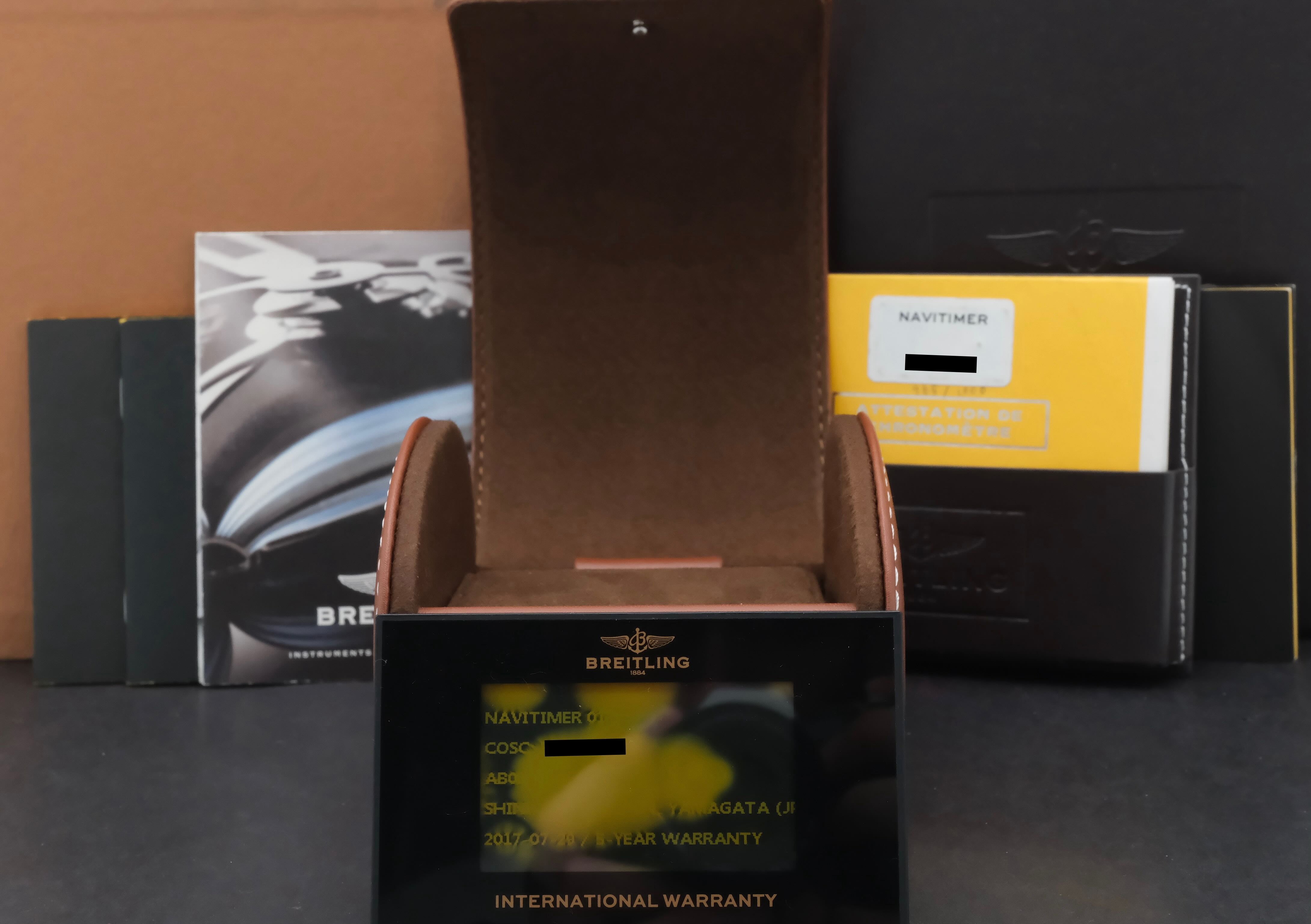 Breitling Navitimer 01 AB0121, Box & Papers, 2017