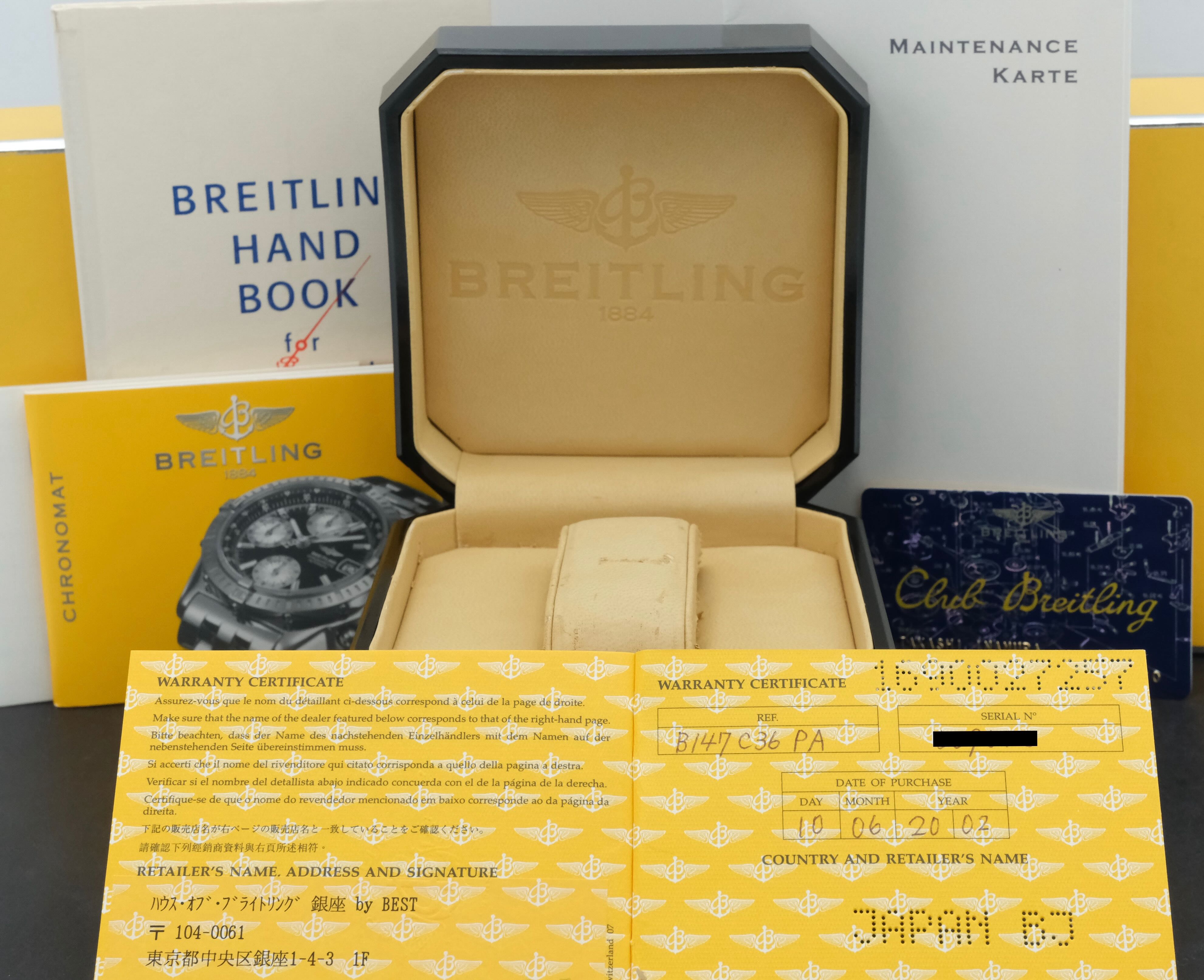 Breitling Chronomat B13352 - 2002 - Breitling horloge - Breitling kopen - Breitling heren horloge - Trophies Watches