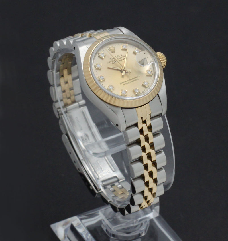 Rolex Lady-Datejust 69173G - 1990 - Rolex horloge - Rolex kopen - Rolex dames horloge - Trophies Watches