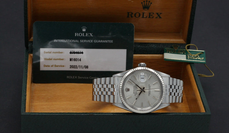 Rolex Datejust 16014 - 1985 - Rolex horloge - Rolex kopen - Rolex heren horloge - Trophies Watches