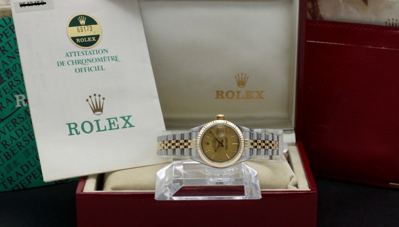 Rolex Lady-Datejust 69173 - 1987 - Rolex horloge - Rolex kopen - Rolex dames horloge - Trophies Watches