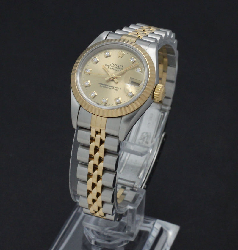 Rolex Lady-Datejust 69173G - 1995 - Rolex horloge - Rolex kopen - Rolex dames horloge - Trophies Watches