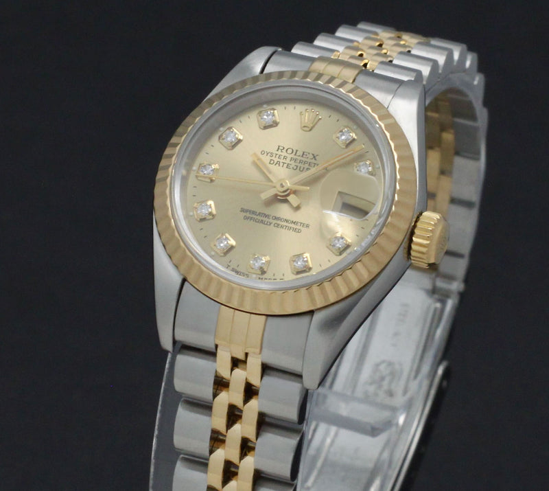 Rolex Lady-Datejust 69173G - 1995 - Rolex horloge - Rolex kopen - Rolex dames horloge - Trophies Watches