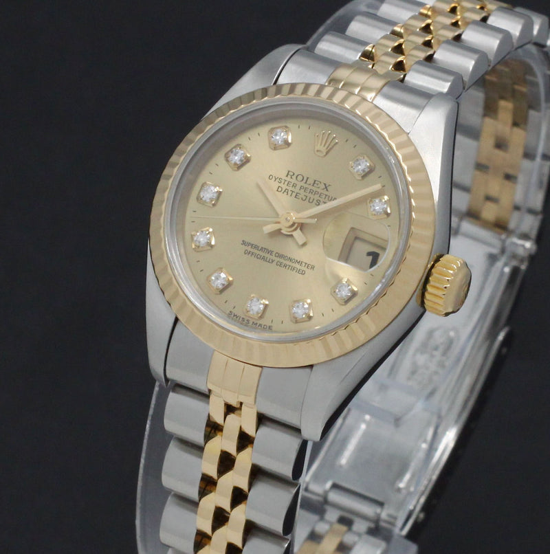 Rolex Lady-Datejust 69173G - 1999 - Rolex horloge - Rolex kopen - Rolex dames horloge - Trophies Watches