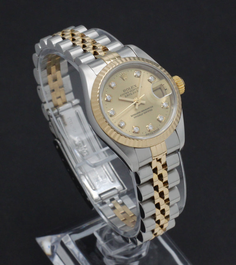 Rolex Lady-Datejust 69173G - 1999 - Rolex horloge - Rolex kopen - Rolex dames horloge - Trophies Watches