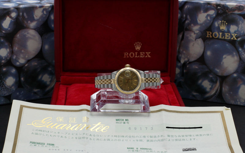 Rolex Lady-Datejust 69173 - 1994 - Rolex horloge - Rolex kopen - Rolex dames horloge - Trophies Watches