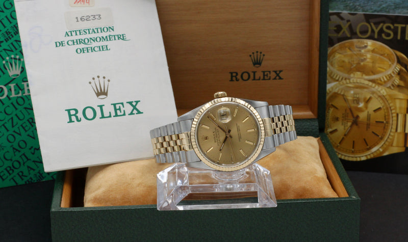 Rolex Datejust 16233 - 1994 - Rolex horloge - Rolex kopen - Rolex heren horloge - Trophies Watches