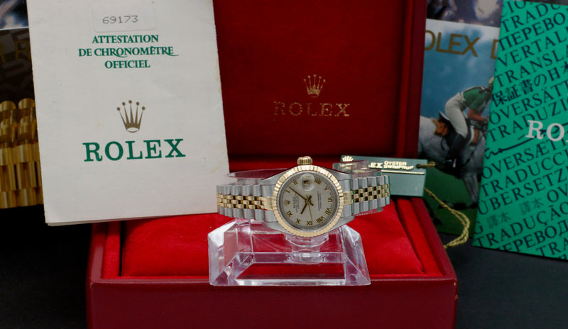 Rolex Lady-Datejust 69173 - 1996 - Rolex horloge - Rolex kopen - Rolex dames horloge - Trophies Watches