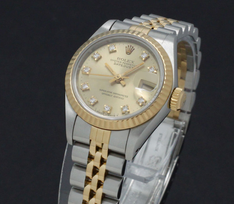 Rolex Lady-Datejust 69173G - 1989 - Rolex horloge - Rolex kopen - Rolex dames horloge - Trophies Watches