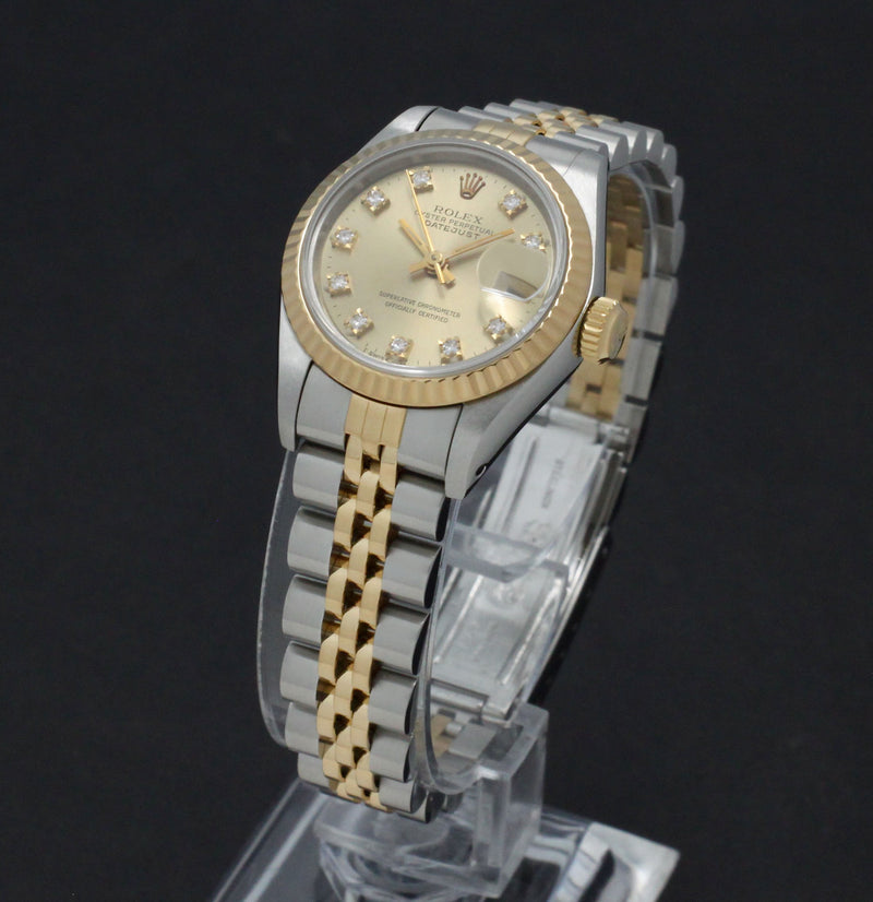 Rolex Lady-Datejust 69173G - 1989 - Rolex horloge - Rolex kopen - Rolex dames horloge - Trophies Watches