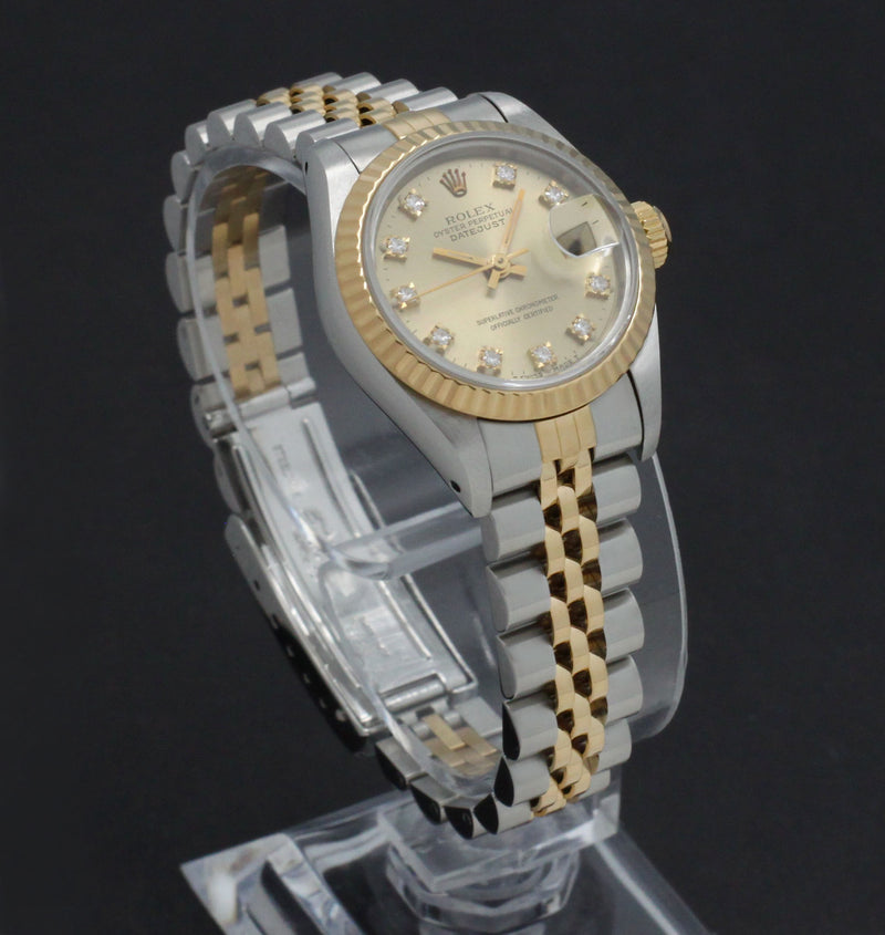 Rolex Lady-Datejust 69173G - 1989 - Rolex horloge - Rolex kopen - Rolex dames horloge - Trophies Watches