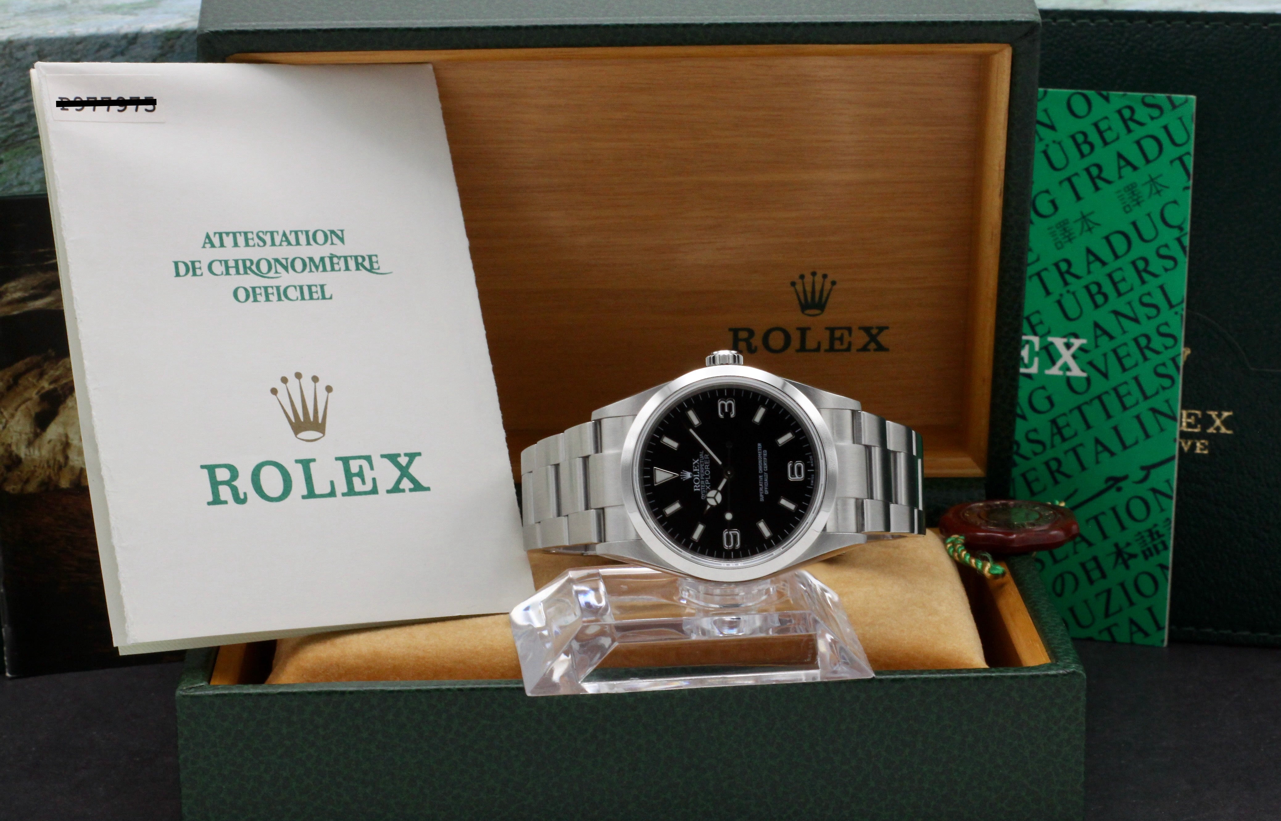 Rolex Explorer 114270 - 2001 - Rolex horloge - Rolex kopen - Rolex heren horloge - Trophies Watches
