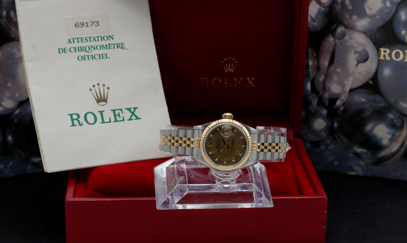 Rolex Lady-Datejust 69173G - 1989 - Rolex horloge - Rolex kopen - Rolex dames horloge - Trophies Watches