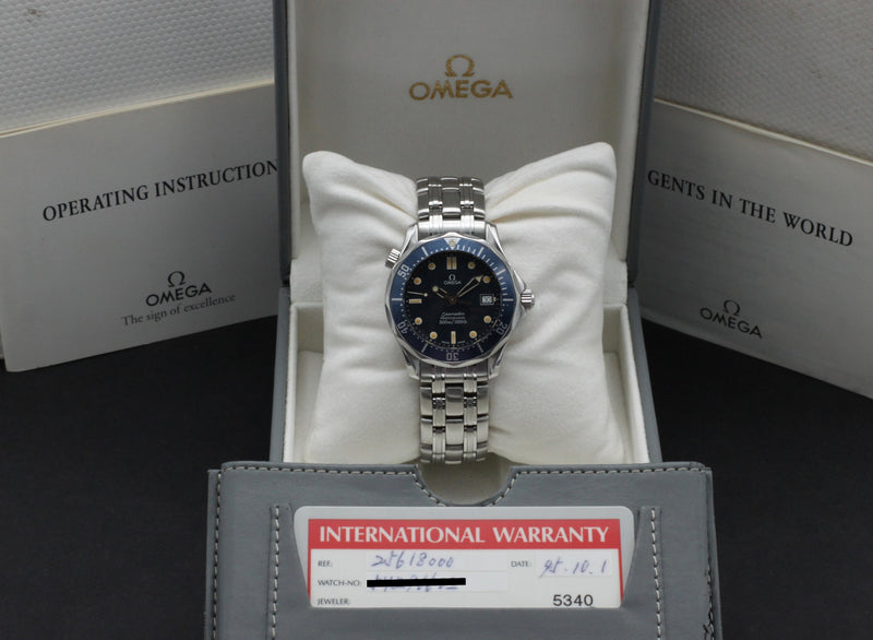 Omega Seamaster Diver 300 M 2561.80.00 - 1995 - Omega horloge - Omega kopen - Omega heren horloge - Trophies Watches