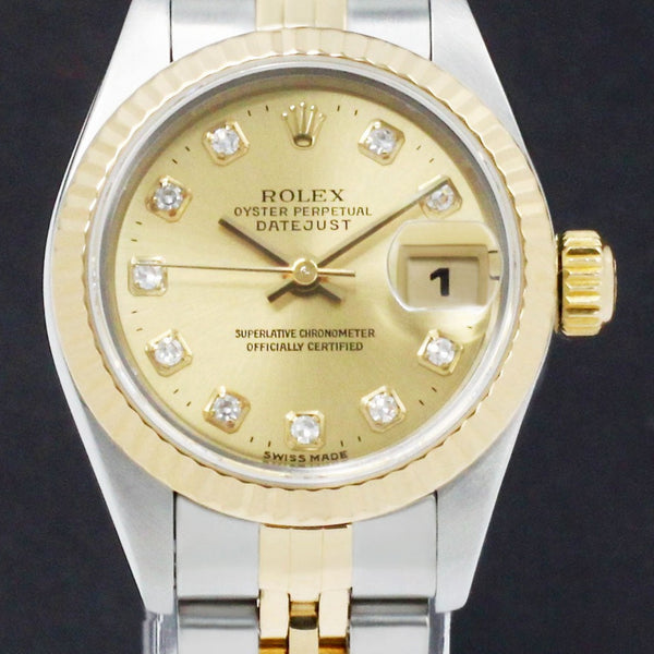 Rolex Lady-Datejust 69173G - 1999 - Rolex horloge - Rolex kopen - Rolex dames horloge - Trophies Watches