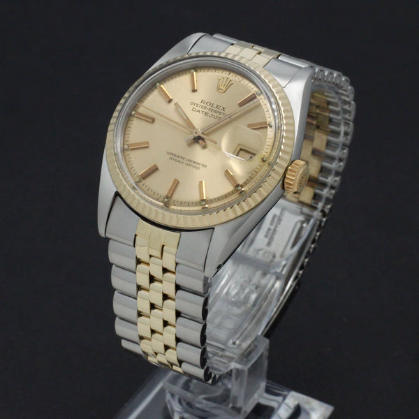 Rolex Datejust 1601 - 1969 - goud/staal - two/tone - Rolex horloge - Rolex kopen - Rolex heren horloge - Trophies Watches