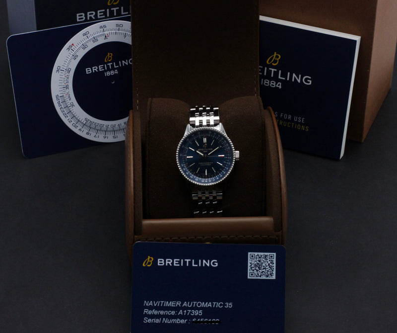 Breitling Navitimer 35 A17395 - 2022 - Breitling horloge - Breitling kopen - Breitling heren horloge - Trophies Watches