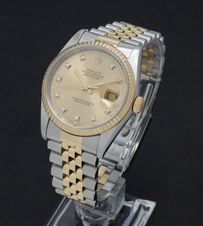 Rolex Datejust 16233G - 1989 - Rolex horloge - Rolex kopen - Rolex heren horloge - Trophies Watches