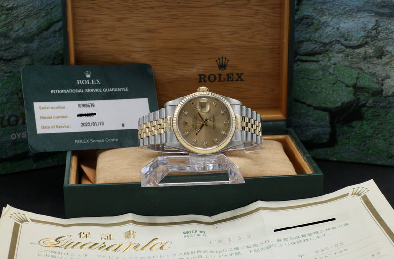 Rolex Datejust 16233G - 1989 - Rolex horloge - Rolex kopen - Rolex heren horloge - Trophies Watches