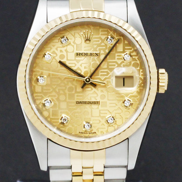 Rolex Datejust 16233G - 2003 - Rolex horloge - Rolex kopen - Rolex heren horloge - Trophies Watches