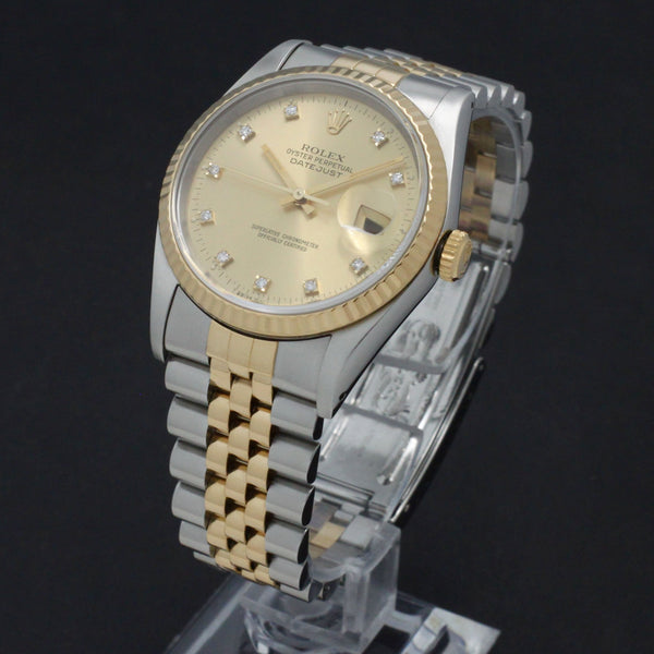 Rolex Datejust 16233G - 1991 - Rolex horloge - Rolex kopen - Rolex heren horloge - Trophies Watches