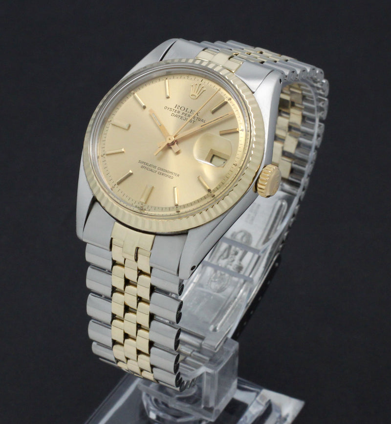 Rolex Datejust 1601 - 1975 - goud/staal - two/tone - Rolex horloge - Rolex kopen - Rolex heren horloge - Trophies Watches