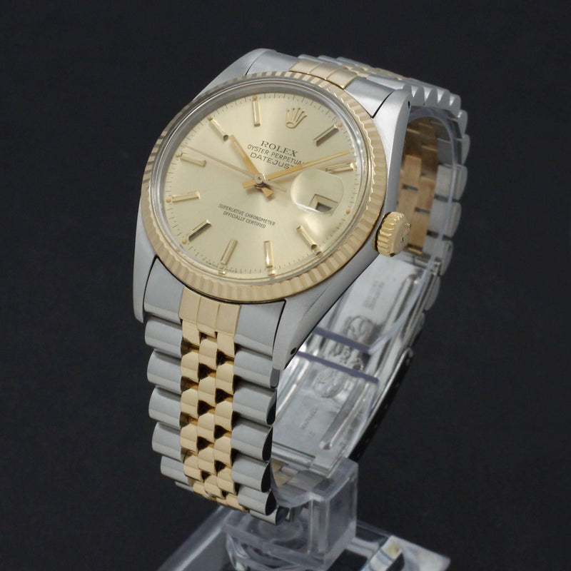 Rolex Datejust 16013 - 1986 - Rolex horloge - Rolex kopen - Rolex heren horloge - Trophies Watches