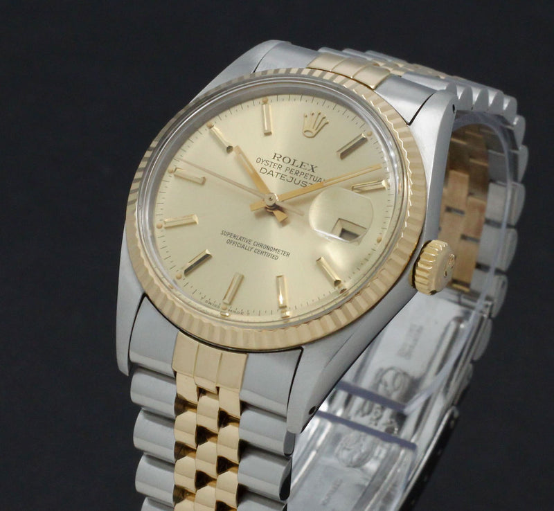 Rolex Datejust 16013 - 1986 - Rolex horloge - Rolex kopen - Rolex heren horloge - Trophies Watches