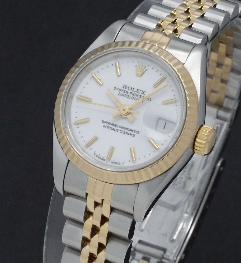 Rolex Lady-Datejust 69173 - 1992 - Rolex horloge - Rolex kopen - Rolex dames horloge - Trophies Watches