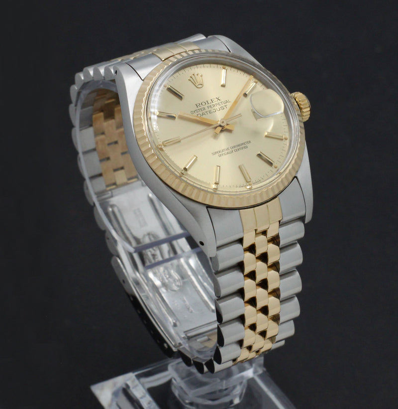 Rolex Datejust 16013 - 1986 - Rolex horloge - Rolex kopen - Rolex heren horloge - Trophies Watches