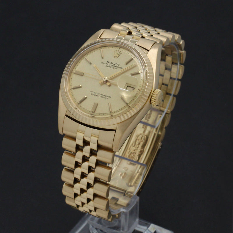 Rolex Datejust 1601 "Linen Dial", Box & Papers, 1973