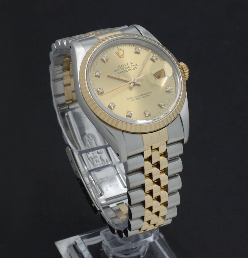 Rolex Datejust 16233G - 1991 - Rolex horloge - Rolex kopen - Rolex heren horloge - Trophies Watches