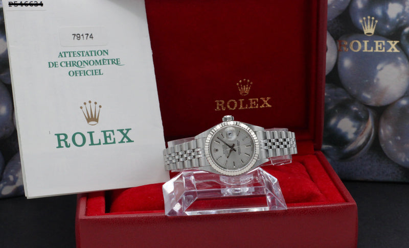 Rolex Oyster Perpetual Lady Datejust 79174 - 2001 - Rolex horloge - Rolex kopen - Rolex dames horloge - Trophies Watches