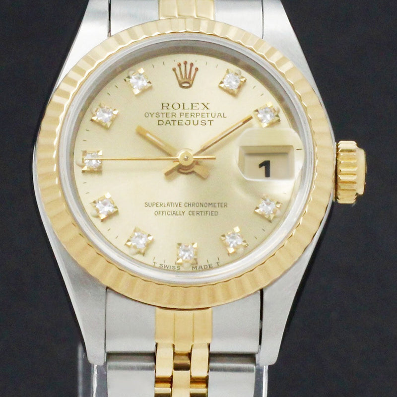 Rolex Lady-Datejust 69173G - 1989 - Rolex horloge - Rolex kopen - Rolex dames horloge - Trophies Watches