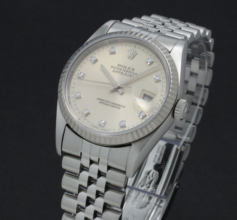 Rolex Datejust 16234G - 1993 - Rolex horloge - Rolex kopen - Rolex heren horloge - Trophies Watches