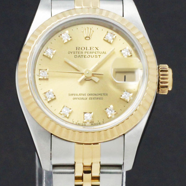 Rolex Lady-Datejust 69173G - 1994 - Rolex horloge - Rolex kopen - Rolex dames horloge - Trophies Watches